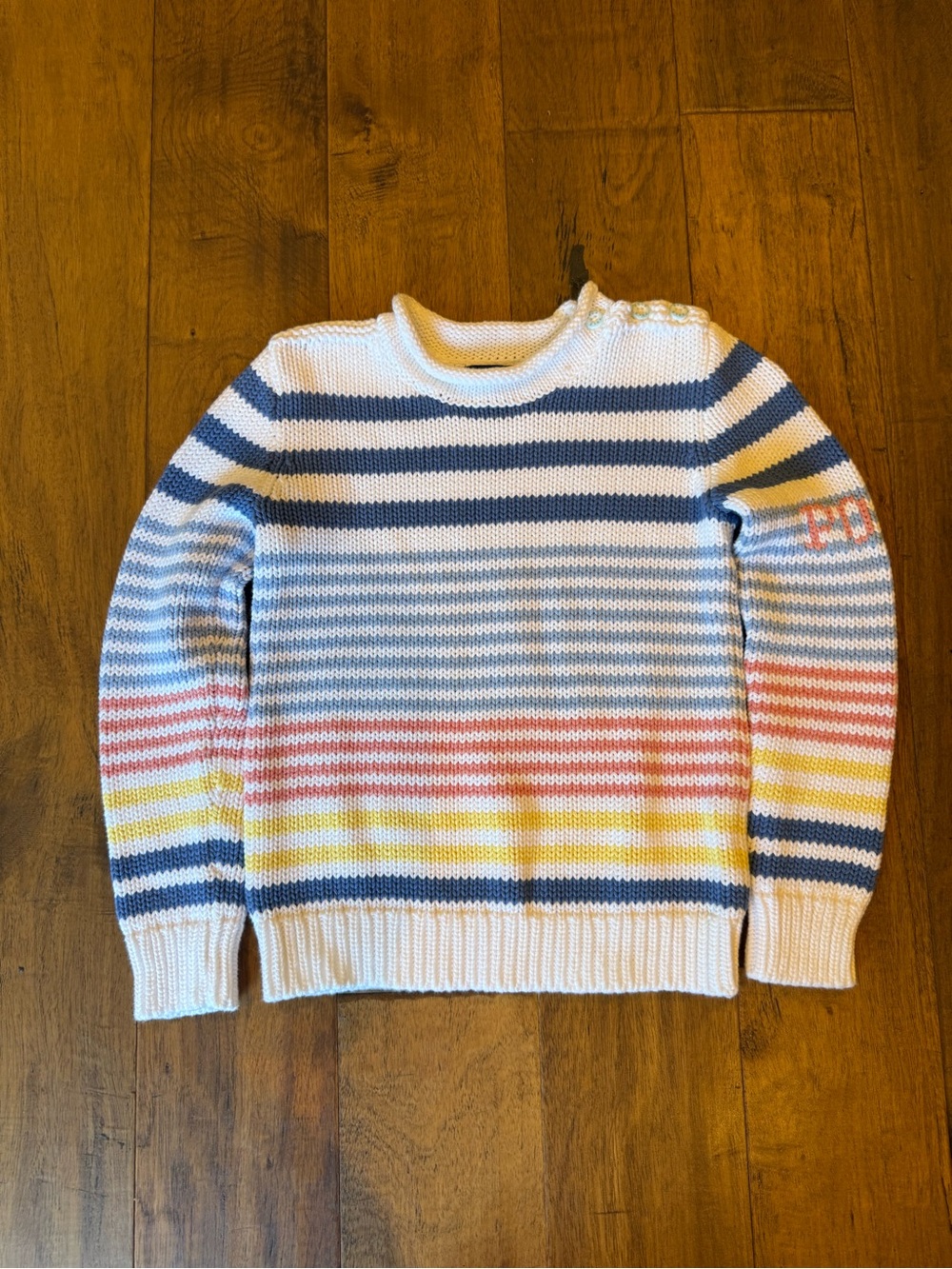 Kids Polo Striped Sweater